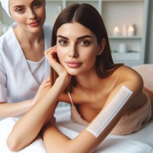 REMOVE TRACES OF WAX AFTER DEPILATIONWITH ALEPPO SOAP